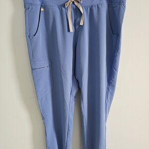 Figs Men's Light‎ Blue Cargo Pants Size L